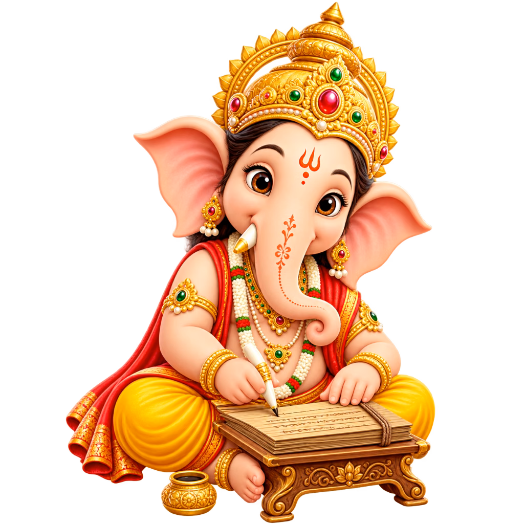 Ganesha Writing