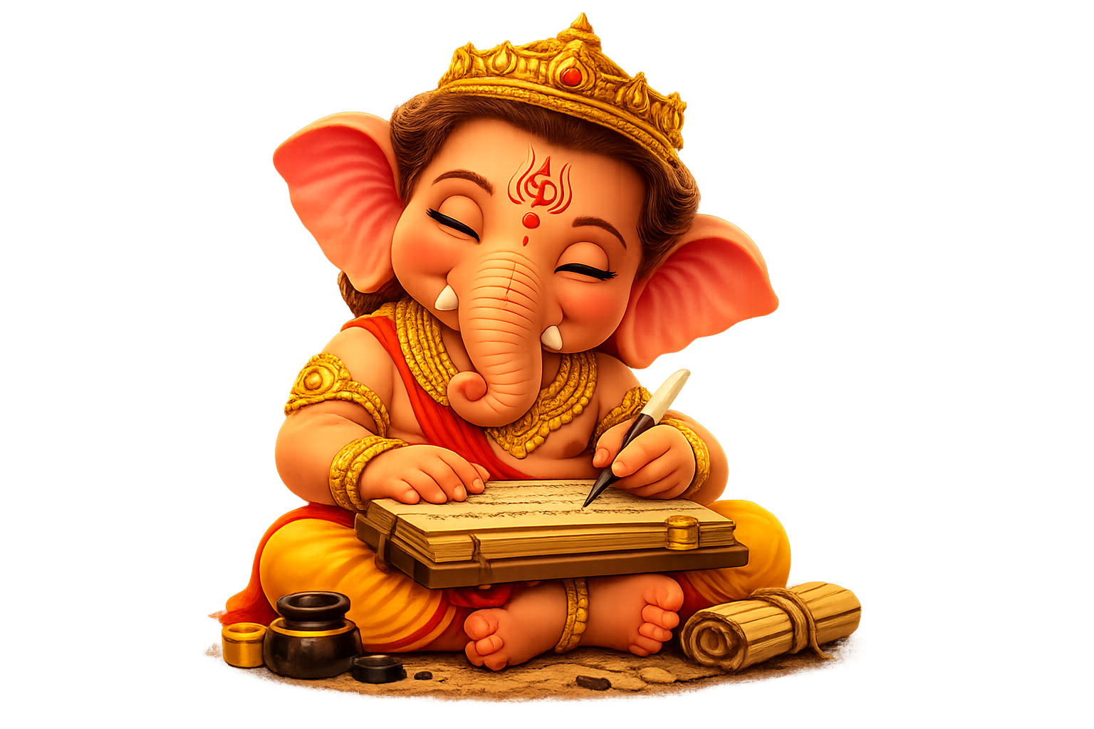 Ganesha Writing